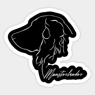 Proud Munsterlander profile dog lover Sticker